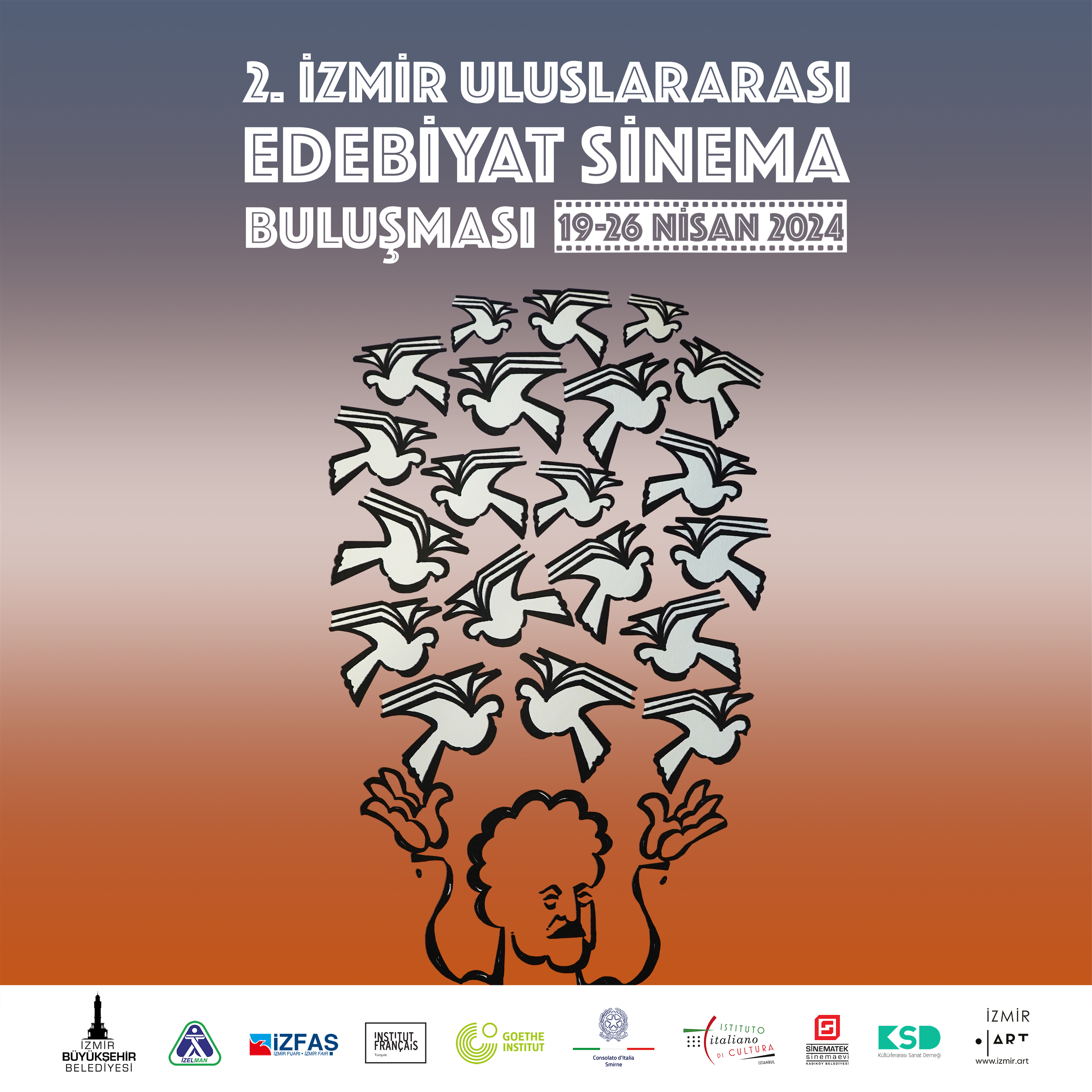 2. Uluslararası Edebiyat Sinema Buluşması 19 Nisan'da Başlıyor